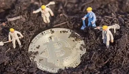 A mining technician inspecting and maintaining an ASIC miner