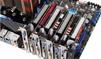 A close-up shot of a mining rig with multiple GPUs, showcasing the intricate hardware setup